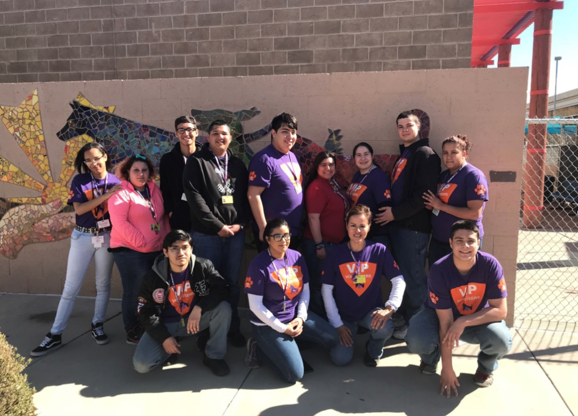Volunteer of the Month-YISD Students