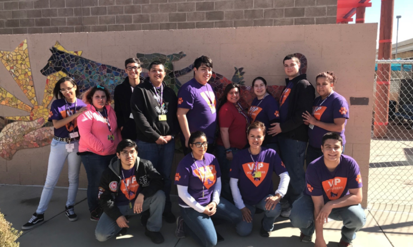 Volunteer of the Month-YISD Students