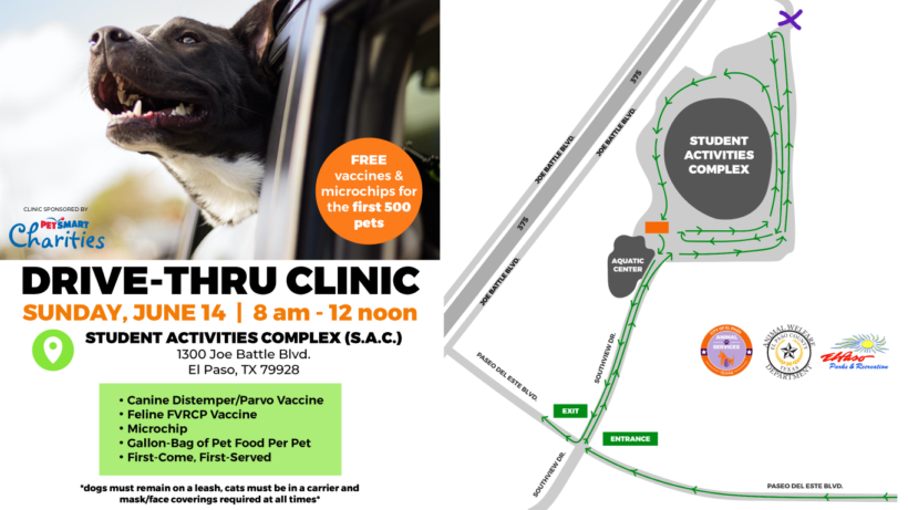 Press Release: Drive-Thru Clinic to Offer Pets  Free Vaccinations and Microchips