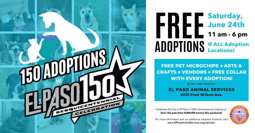 Celebrate the City of El Paso’s 150th Anniversary with El Paso Animal