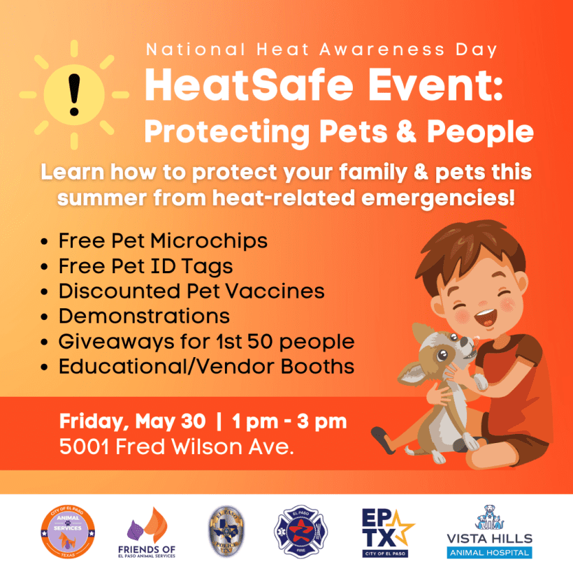 Press Release: El Paso Animal Services Hosts Life-Saving Heat Awareness Event